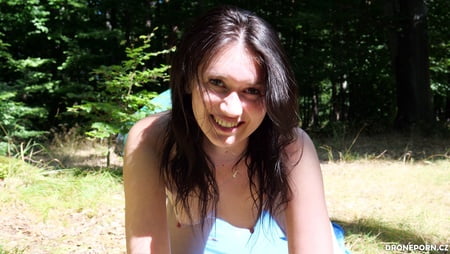 pussy and ass close up in the forest         