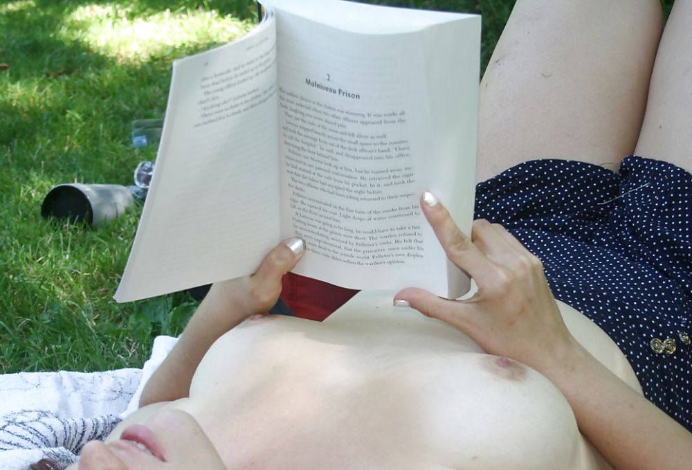 Topless Reading Club 1 porn pictures
