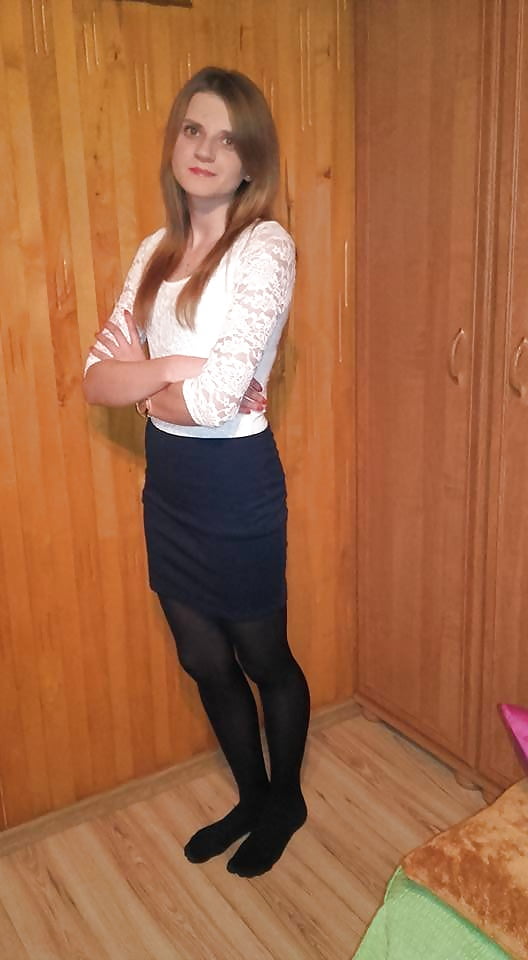 Polish amateur feet in pantyhose and stockings #2 porn pictures