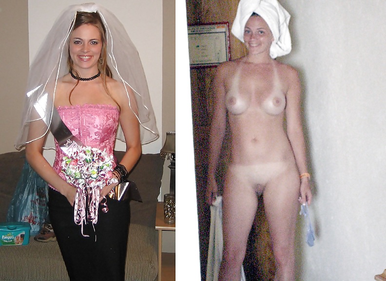 Real Amateur Brides Dressed Undressed 16 porn pictures