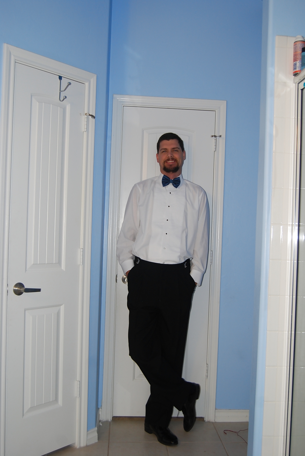 Pre-Christmast Party Photos in my tux porn pictures