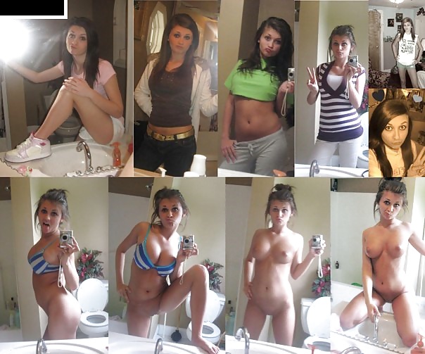 Real Amateur Teen Before and After porn pictures
