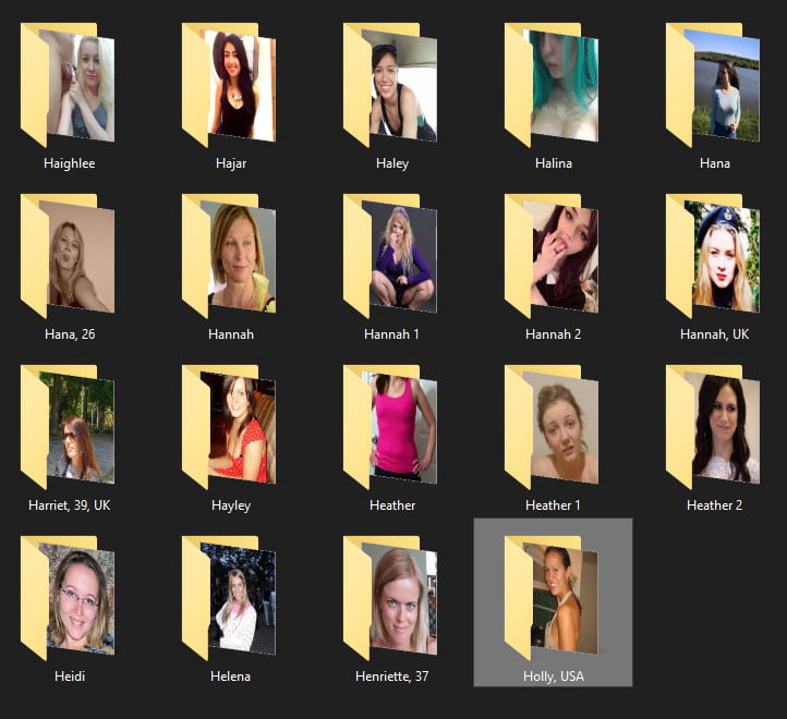 Women I've collected - 25 Photos 