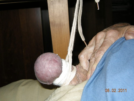 CBT-Hang Body by Balls Using Sneaker Lace