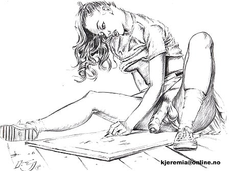 Ladyboy Erotic Pencil - Ladyboy Drawings | Sex Pictures Pass