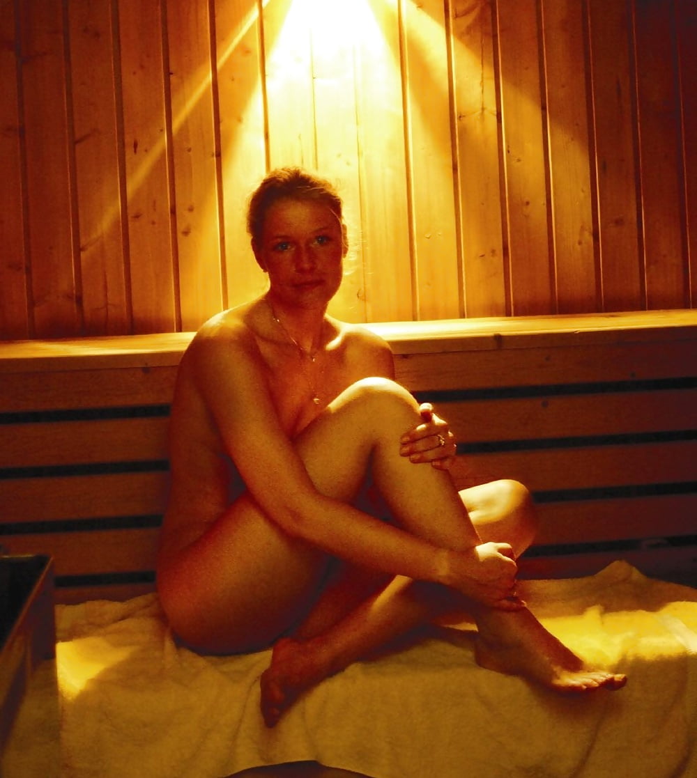 wife in the sauna photo