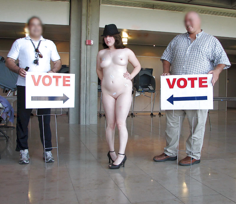 The naked OBAMA voter! porn pictures