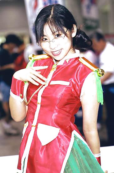 Japanese costume player AI porn pictures