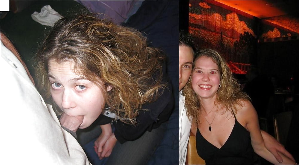 Your girlfriend before-after, dressed-undressed porn pictures