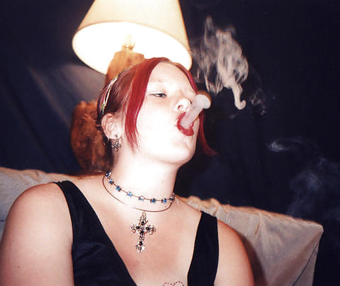 Pregnant  Smoking 2 porn pictures
