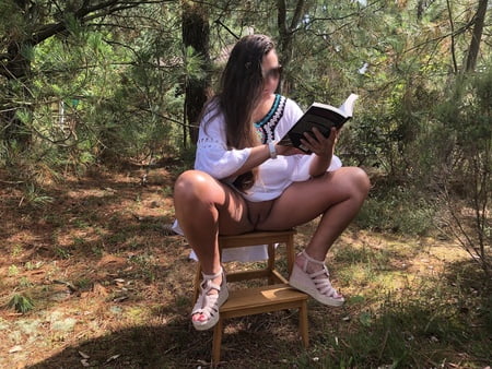 white dress without panties         