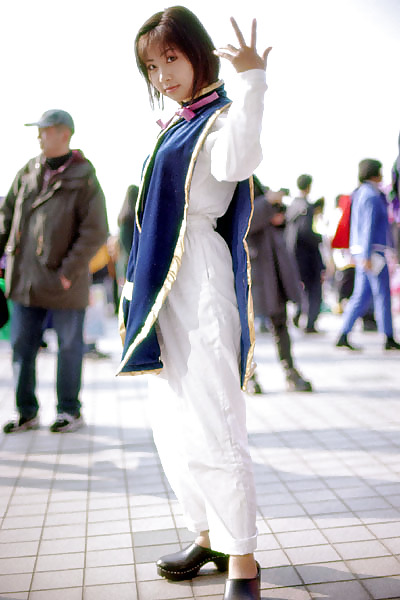 Japanese costume player AI porn pictures