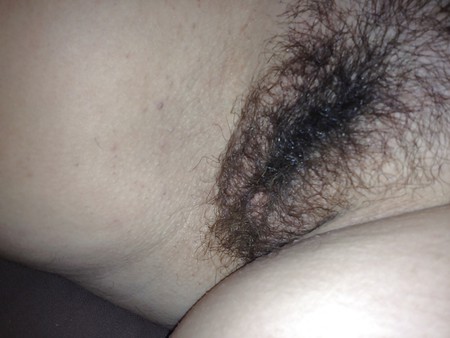 hairy pussy under the covers