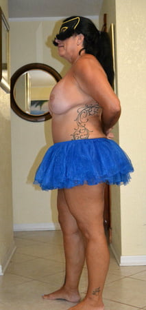 fuck toy in fantasy fest tutu         