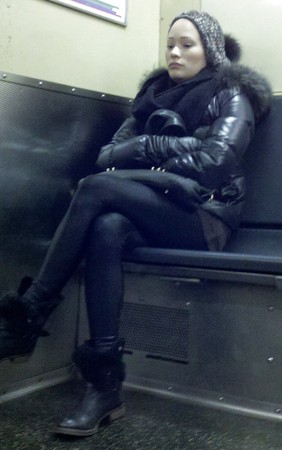 New York Subway Girls 114