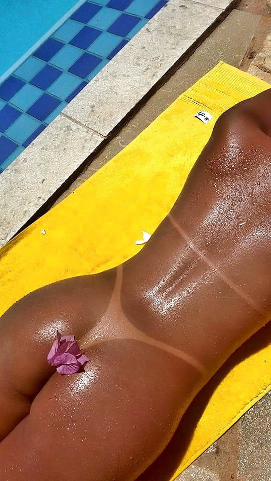 tan Brazilian bikini